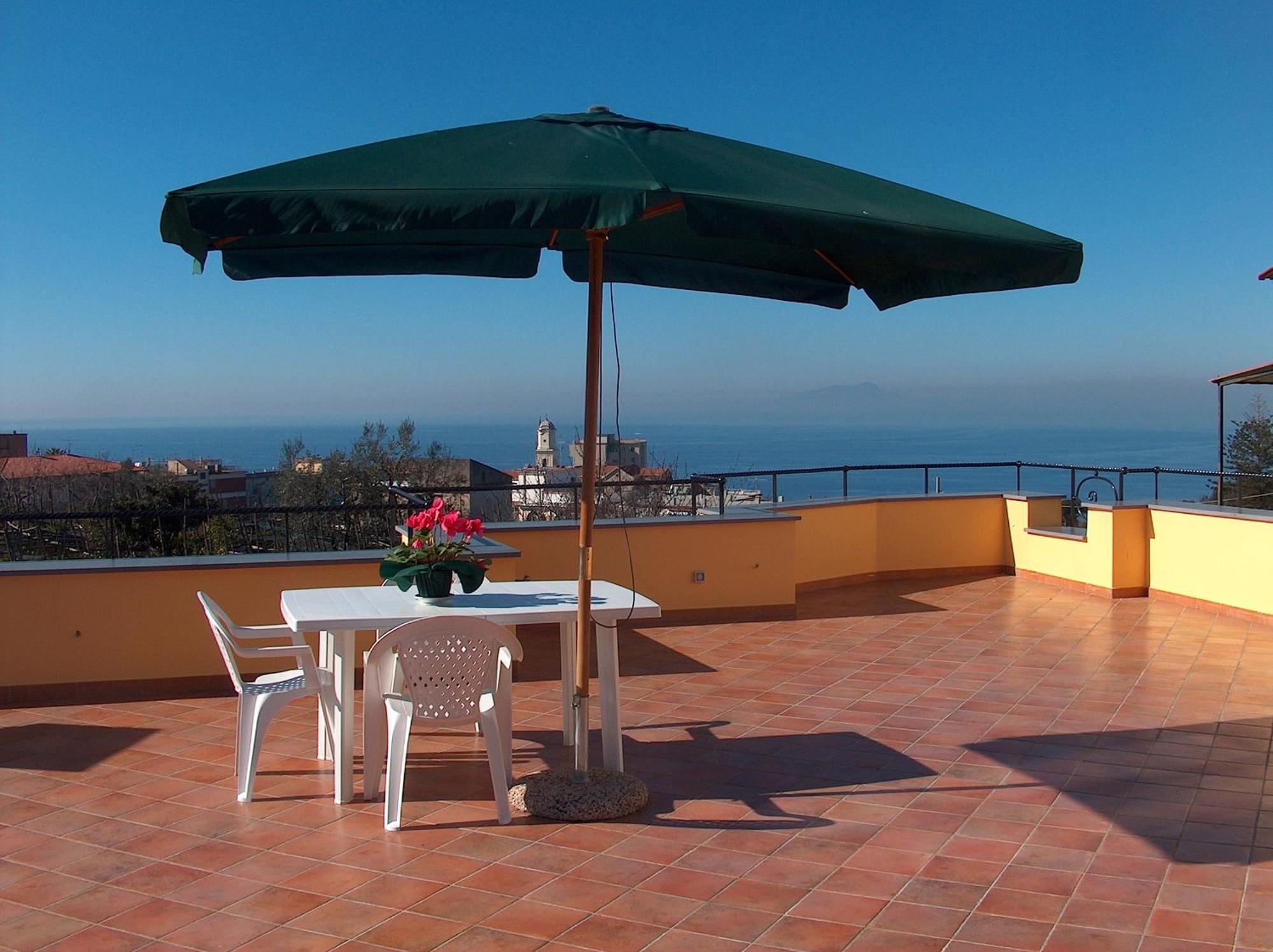 Mary'S Dream - Villa Overlooking Capri And Ischia In Sorrento Peninsula Massa Lubrense Exteriör bild
